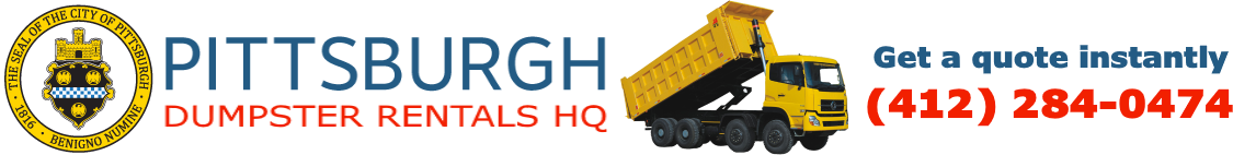 Pittsburgh Dumpster Rental services